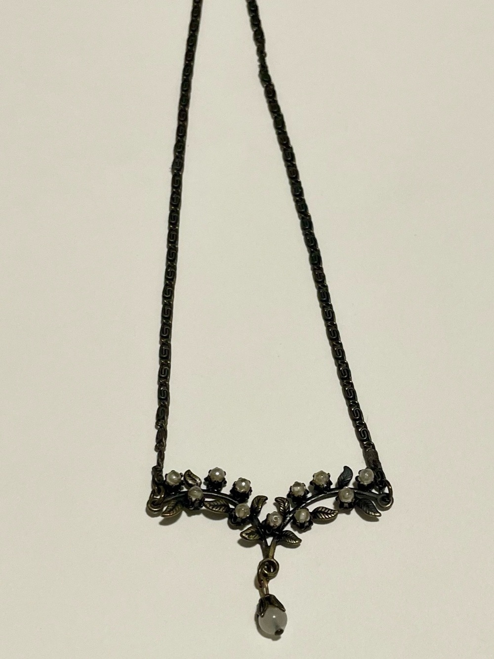 Vintage KIEN Floral Bib Necklace